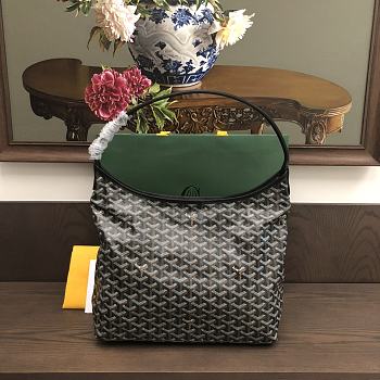 Fortok Goyard Bohème Hobo Bag Black 33x42x27cm