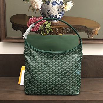 Fortok Goyard Bohème Hobo Bag Green 33x42x27cm