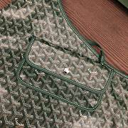 Fortok Goyard Bohème Hobo Bag Green 33x42x27cm - 3