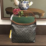 Fortok Goyard Bohème Hobo Bag Black & Brown 33x42x27cm - 1