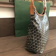 Fortok Goyard Bohème Hobo Bag Black & Brown 33x42x27cm - 6
