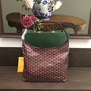 Fortok Goyard Bohème Hobo Bag Burgundy 33x42x27cm - 1