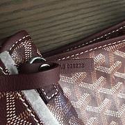 Fortok Goyard Bohème Hobo Bag Burgundy 33x42x27cm - 5