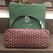 Fortok Goyard Bohème Hobo Bag Burgundy 33x42x27cm - 4