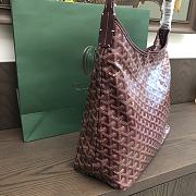 Fortok Goyard Bohème Hobo Bag Burgundy 33x42x27cm - 3