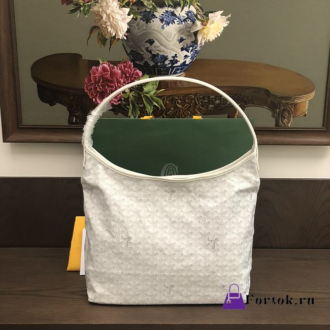 Fortok Goyard Bohème Hobo Bag White 33x42x27cm - 1