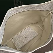 Fortok Goyard Bohème Hobo Bag White 33x42x27cm - 5