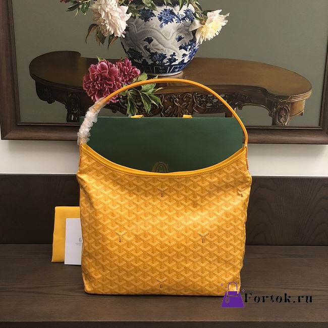 Fortok Goyard Bohème Hobo Bag Yellow 33x42x27cm - 1