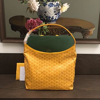 Fortok Goyard Bohème Hobo Bag Yellow 33x42x27cm