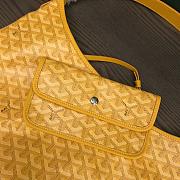 Fortok Goyard Bohème Hobo Bag Yellow 33x42x27cm - 4
