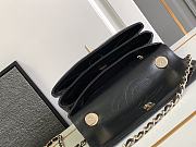 Fortok Chanel 24S Trendy CC White Lambskin Black 20x8x15cm - 6