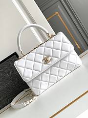 Fortok Chanel 24S Trendy CC White Lambskin White 20x8x15cm - 1