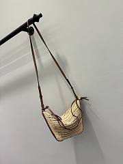 Fortok Loewe Paula's Ibiza Hobo Straw Bag 28x17x9.5cm - 4