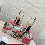 Fortok Dolce & Gabbana Diamond Slingbacks in Cream - 5