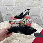 Fortok Dolce & Gabbana Diamond Slingbacks in Black - 6