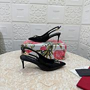 Fortok Dolce & Gabbana Diamond Slingbacks in Black - 3