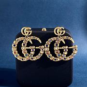 Fortok Gucci Diamond GG Logo Earrings - 1