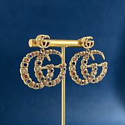 Fortok Gucci Diamond GG Logo Earrings - 3