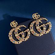 Fortok Gucci Diamond GG Logo Earrings - 2