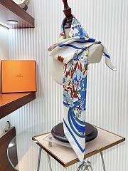 Fortok Hermes Spring Dance 90 Scarf 90x90cm - 6