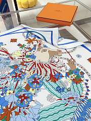 Fortok Hermes Spring Dance 90 Scarf 90x90cm - 5