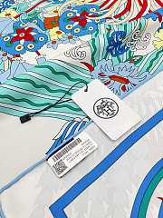 Fortok Hermes Spring Dance 90 Scarf 90x90cm - 4