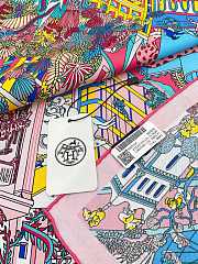 Fortok Hermes Animal City 90 Scarf 90x90cm - 6