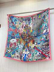 Fortok Hermes Animal City 90 Scarf 90x90cm - 4