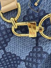 Fortok Louis Vuitton 24 Checkerboard Belt Dress Blue - 3