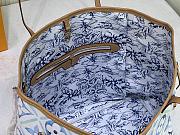Fortok Louis Vuitton Neverfull MM Bag Blue and White M11263 31x28x14cm - 5