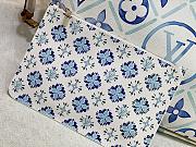 Fortok Louis Vuitton Neverfull MM Bag Blue and White M11263 31x28x14cm - 3