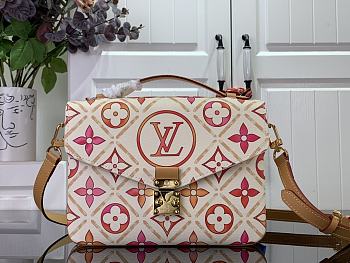 Fortok Louis Vuitton By The Pool Pochette Métis Bag Coral M11461 25x19x7cm