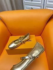 Fortok Louis Vuitton Romy Flat Ballerina Gold - 6