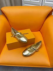 Fortok Louis Vuitton Romy Flat Ballerina Gold - 3