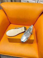 Fortok Louis Vuitton Romy Flat Ballerina Silver - 6