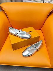 Fortok Louis Vuitton Romy Flat Ballerina Silver - 4