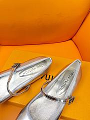 Fortok Louis Vuitton Romy Flat Ballerina Silver - 3