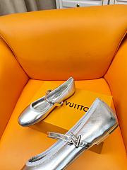 Fortok Louis Vuitton Romy Flat Ballerina Silver - 2