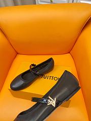 Fortok Louis Vuitton Romy Flat Ballerina Black - 2