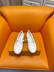 Fortok Louis Vuitton Romy Flat Ballerina White - 1