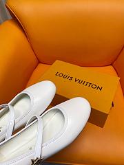 Fortok Louis Vuitton Romy Flat Ballerina White - 6