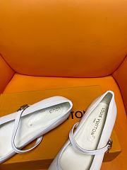 Fortok Louis Vuitton Romy Flat Ballerina White - 2