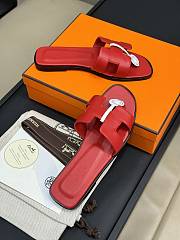 Fortok Hermes Sandals Red - 3