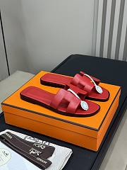 Fortok Hermes Sandals Red - 2
