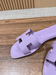 Fortok Hermes Sandals Purple - 5