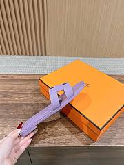 Fortok Hermes Sandals Purple - 4