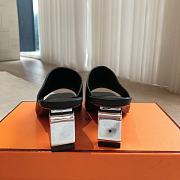 Fortok Hermes Iconique 60 Sandals in Black - 5