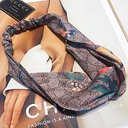 Fortok Gucci Silk Headband Brown - 4