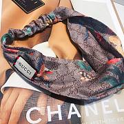 Fortok Gucci Silk Headband Brown - 2
