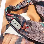 Fortok Gucci Silk Headband Brown - 3